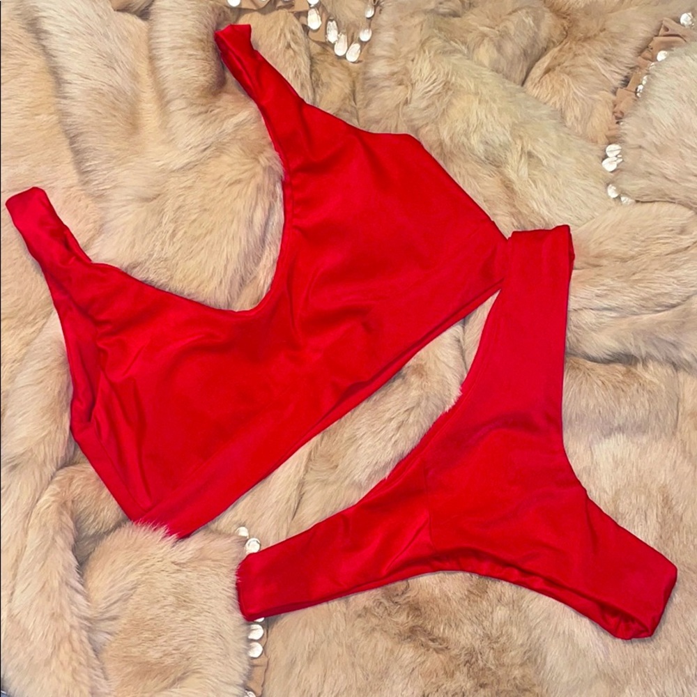 Red bikini